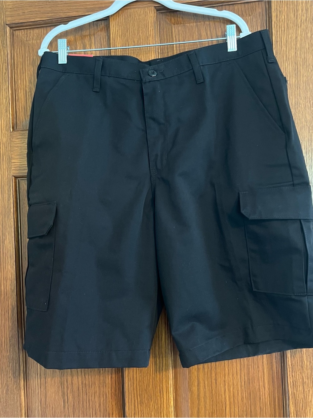 Red Kap Industrial Cargo Short PT66BKO 36x12 New With Tags Black Snap Pockets